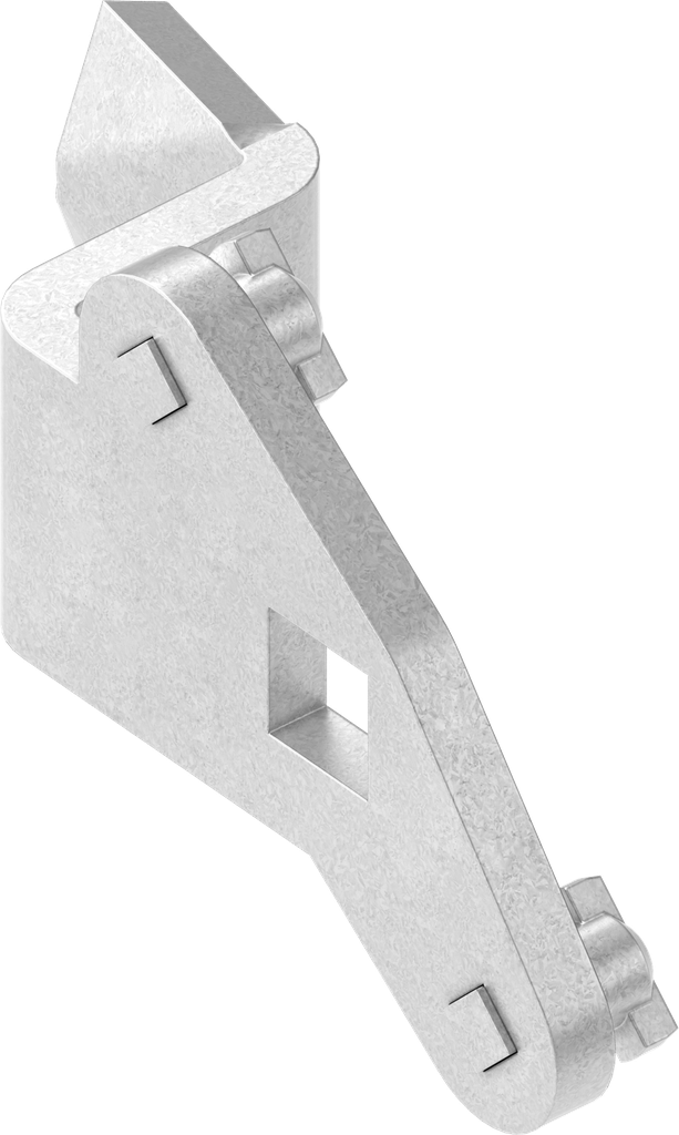 3-Point cam, right version, Steel zinc-plated