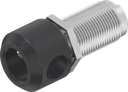 Quarter turn for padlock, Zinc die black powder-coated