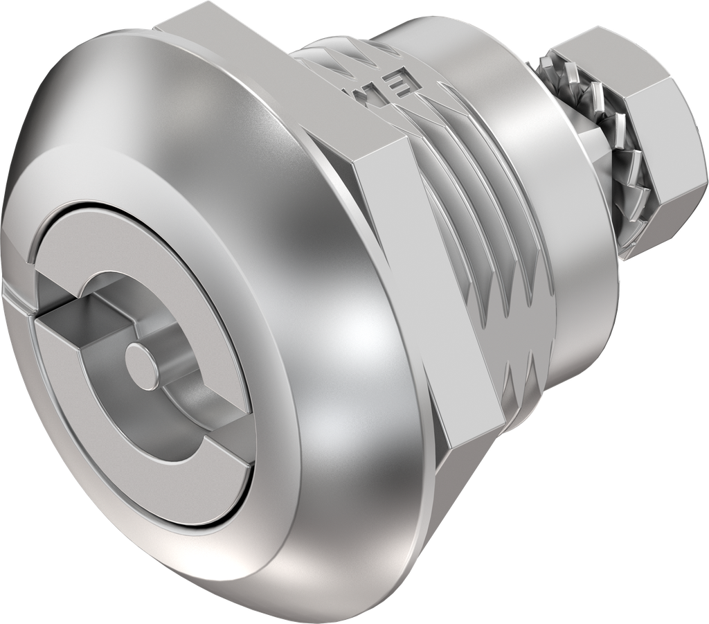Dreh-Spann-Verschluss Doppelbart 3, Edelstahl AISI 316