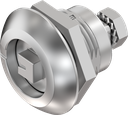 Compression latch, square 7, Stainless steel AISI 316
