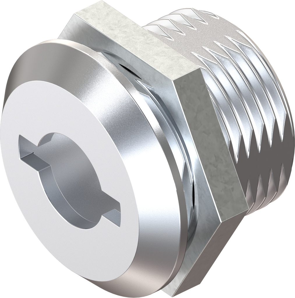 Key guide for double bit, Zinc die chrome-plated