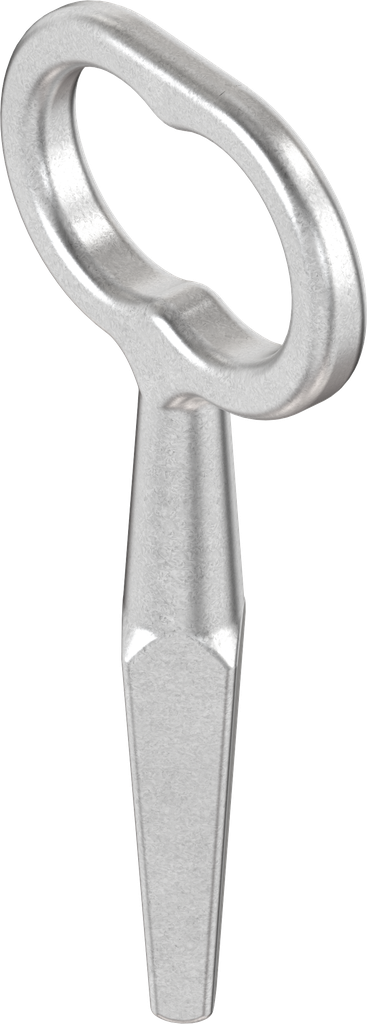 Schlüssel für Betätigung Innen-Vierkant 7, GTW verzinkt