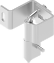 90° Concealed hinge, Stainless steel AISI 304