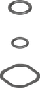 Seal set IP 69K with assembly; 