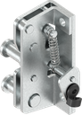 Rotary latch lock, left version, Steel zinc-plated