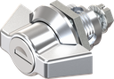 Wing knob quarter turn, keyed EK 333, Zinc die chrome-plated