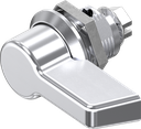 Wing knob quarter turn, non-keyed, Zinc die chrome-plated