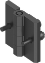 180° Hinge, Polyamide black