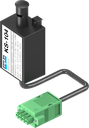 Climatic sensor for temperature and humidity with plug for sensor unit; 